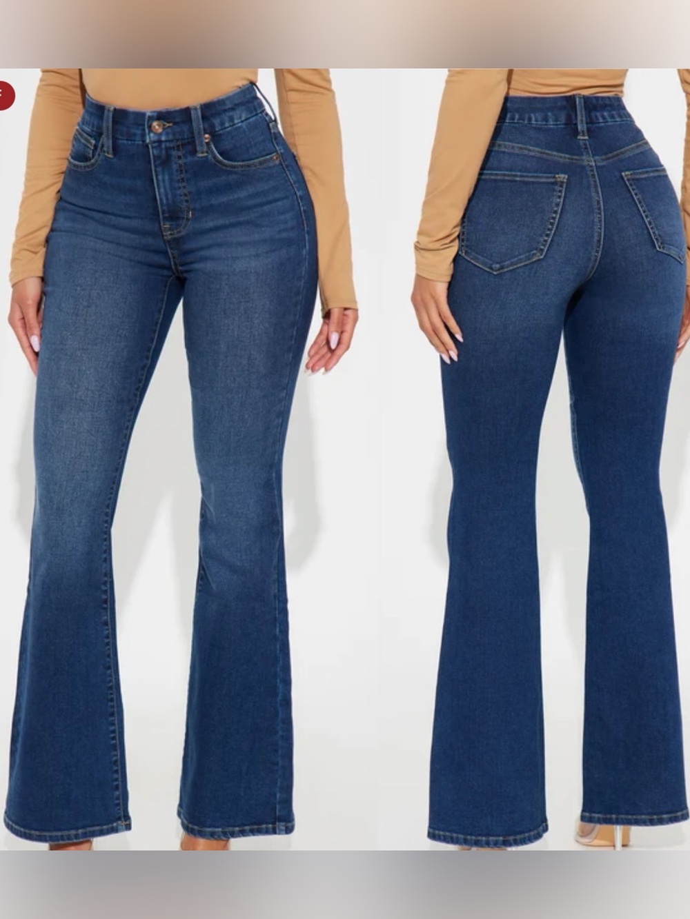 NWT Fashion Nova High-Waist Flare Jeans 5
